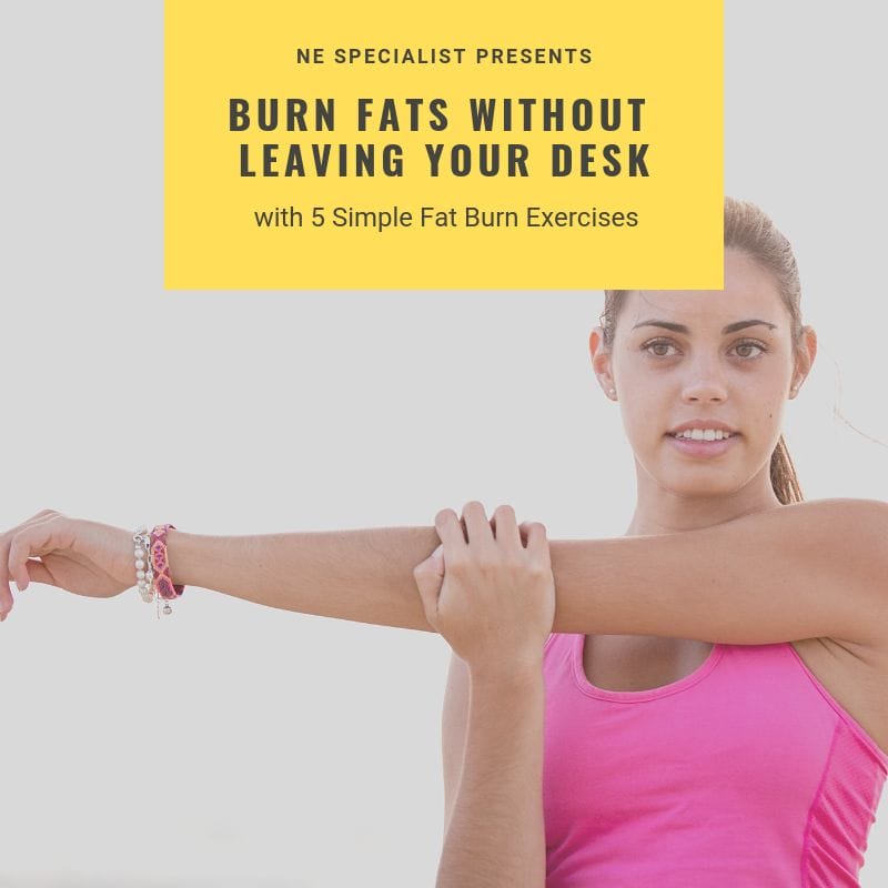5 burn fats exercise in office